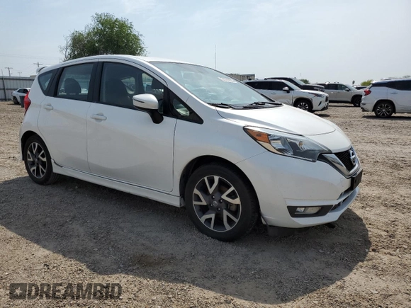 2017 Nissan Versa Note SR with VIN 3N1CE2CP9HL379424, listed as a Copart auction lot 51701005 with 144,600 mi miles and Salvage Title. Bid and sale history available at carsss.com. Image 4.