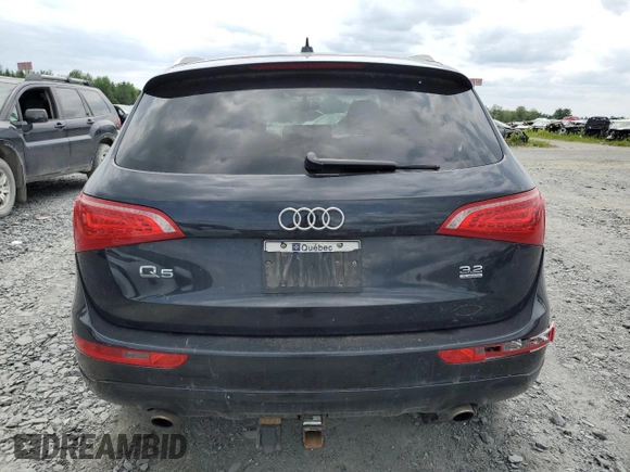 2012 Audi Q5 Premium with VIN WA1LKCFP4CA003411, listed as a Copart auction lot 57301035 with 270,590 mi miles and Salvage title. Bid and sale history available at DreamBid. Image 6.