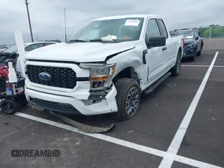 2021 Ford F-150 XL with VIN 1FTEX1C51MFD08456, listed as a IAAI auction lot 42220056 with 52,437 mi miles and . Bid and sale history available at DreamBid. Image 6.