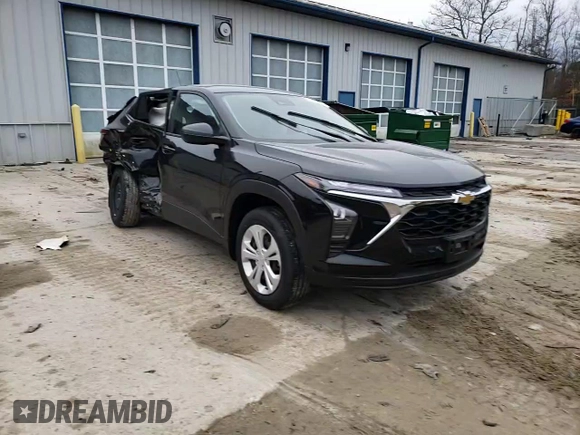 2025 Chevrolet Trax LS with VIN KL77LFEP0SC094524, listed as a Copart auction lot 83878824 with Not Provided miles and Salvage Title. Bid and sale history available at DreamBid. Image 11.