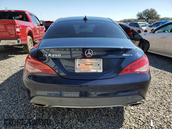 2018 Mercedes-Benz CLA 250 with VIN WDDSJ4GB4JN526677, listed as a Copart auction lot 43806484 with 61,112 mi miles and . Bid and sale history available at DreamBid. Image 6.