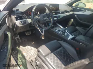 2018 Audi S5 Coupe Prestige with VIN WAUR4AF58JA084579, listed as a Copart auction lot 52940405 with 38,906 mi miles and Salvage Title. Bid and sale history available at carsss.com. Image 8.