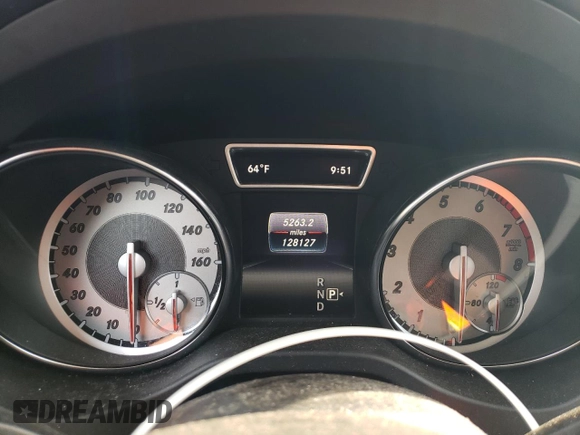 2016 Mercedes-Benz CLA with VIN WDDSJ4EB3GN383782, listed as a Copart auction lot 48746765 with 128,127 mi miles and Salvage Title. Bid and sale history available at carsss.com. Image 9.