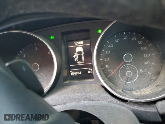 2013 Volkswagen Golf TDI with VIN WVWDM7AJ5DW131482, listed as a Copart auction lot 46535845 with 154,904 mi miles and Salvage title. Bid and sale history available at DreamBid. Image 9.