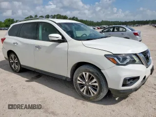 2017 Nissan Pathfinder SV with VIN 5N1DR2MN4HC698045, listed as a Copart auction lot 61505615 with 114,227 mi miles and Salvage title. Bid and sale history available at DreamBid. Image 4.