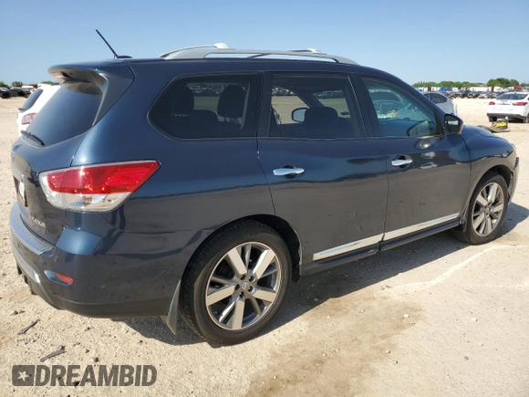 2015 Nissan Pathfinder S with VIN 5N1AR2MNXFC614018, listed as a Copart auction lot 52442435 with 109,943 mi miles and Salvage title. Bid and sale history available at DreamBid. Image 3.
