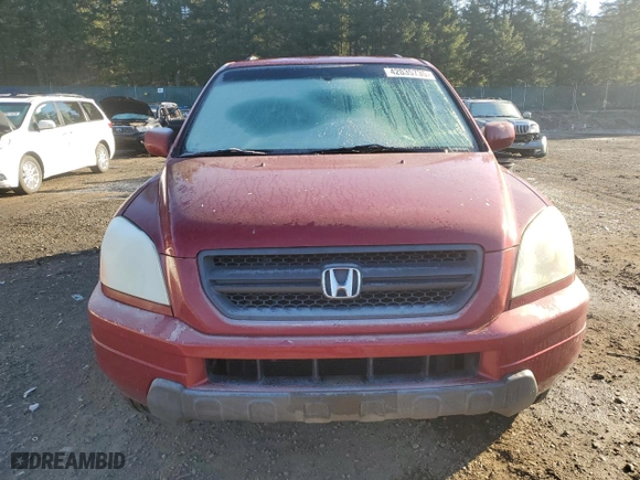 2003 Honda Pilot EX with VIN 2HKYF18533H562327, listed as a Copart auction lot 42835735 with 206,912 mi miles and Clean Title. Bid and sale history available at carsss.com. Image 5.