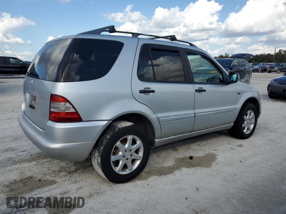 1999 Mercedes-Benz M 320/430/500 with VIN 4JGAB72E3XA101226, listed as a Copart auction lot 78209094 with Not provided miles and Salvage title. Bid and sale history available at DreamBid. Image 3.