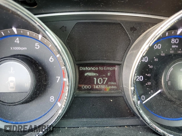 2014 Hyundai Sonata GLS with VIN 5NPEB4ACXEH913553, listed as a Copart auction lot 63059734 with 147,885 mi miles and Salvage Title. Bid and sale history available at carsss.com. Image 9.
