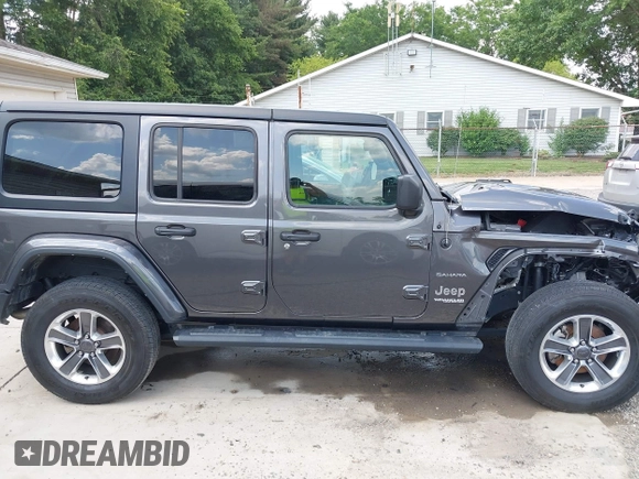 2022 Jeep Wrangler Unlimited Sahara Altitude z VIN 1C4HJXEG6NW103779, wystawiony jako IAAI lot #42563826 z przebiegiem 79 315 mil mil oraz . Historia ofert i sprzedaży dostępna na DreamBid. Obrazek 13.
