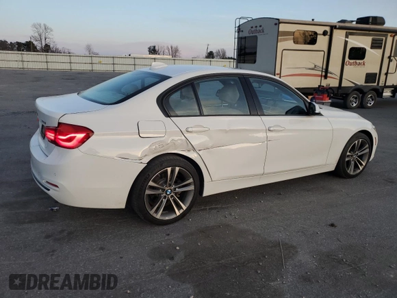 2016 BMW 3 Series 328i with VIN WBA8E9G54GNU27704, listed as a Copart auction lot 47896915 with 126,286 mi miles and Salvage Title. Bid and sale history available at carsss.com. Image 3.