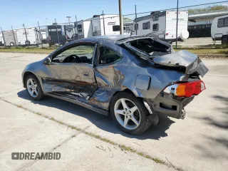 2002 Acura RSX Auto with VIN JH4DC54872C039223, listed as a Copart auction lot 50340305 with Not Provided miles and Salvage Title. Bid and sale history available at carsss.com. Image 2.