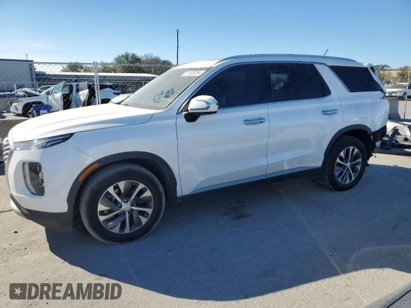 2021 Hyundai Palisade SEL z VIN KM8R24HEXMU290685, wystawiony jako Copart lot #86453444 z przebiegiem 41 219 mil mil oraz Szkoda całkowita • Salvage title. Historia ofert i sprzedaży dostępna na DreamBid. Obrazek 1.