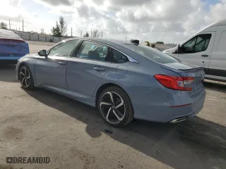 2022 Honda Accord Sedan Sport SE with VIN 1HGCV1F45NA082115, listed as a Copart auction lot 51663905 with 37,954 mi miles and Clean Title. Bid and sale history available at carsss.com. Image 2.
