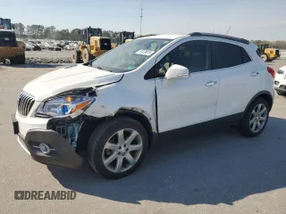 2016 Buick Encore Leather with VIN KL4CJGSB1GB714553, listed as a Copart auction lot 51039915 with 97,858 mi miles and Salvage Title. Bid and sale history available at carsss.com. Image 1.
