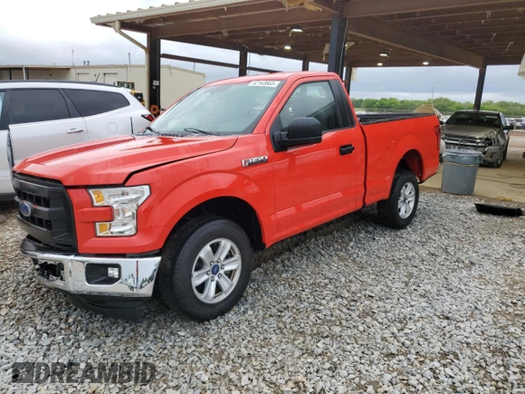 2017 Ford F-150 XL with VIN 1FTMF1C83HKD03426, listed as a Copart auction lot 52163665 with 168,990 mi miles and Salvage Title. Bid and sale history available at carsss.com. Image 1.
