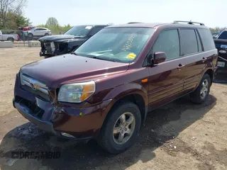 2008 Honda Pilot EX-L z VIN 5FNYF18788B017120, wystawiony jako IAAI lot #42053938 z przebiegiem 150 595 mil mil oraz . Historia ofert i sprzedaży dostępna na DreamBid. Obrazek 2.