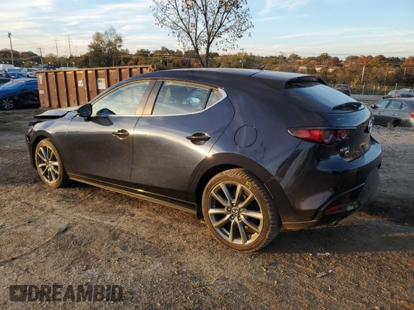 2019 Mazda Mazda3 Hatchback w/Preferred Pkg with VIN JM1BPBMM9K1130806, listed as a Copart auction lot 78083434 with 37,876 mi miles and Salvage Title. Bid and sale history available at carsss.com. Image 2.
