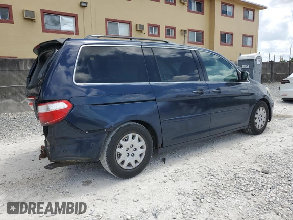 2007 Honda Odyssey LX z VIN 5FNRL382X7B082143, wystawiony jako Copart lot #61271825 z przebiegiem 236 594 mil mil oraz Szkoda całkowita • Salvage title. Historia ofert i sprzedaży dostępna na DreamBid. Obrazek 3.