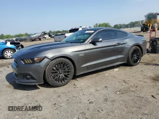 2017 Ford Mustang GT z VIN 1FA6P8CF9H5256324, wystawiony jako Copart lot #57286705 z przebiegiem 42 005 mil mil oraz Szkoda całkowita • Salvage title. Historia ofert i sprzedaży dostępna na DreamBid. Obrazek 1.