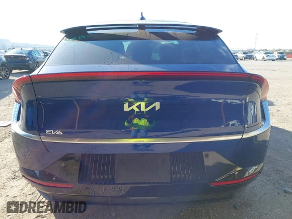 2023 Kia EV6 Wind with VIN KNDC34LA7P5106104, listed as a IAAI auction lot 41221195 with 12,962 mi miles. Bid and sale history available at carsss.com. Image 17.