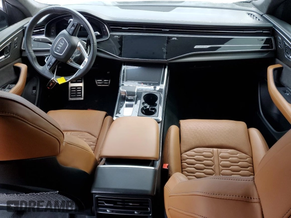 2022 Audi RS Q8 z VIN WU1ARBF15ND007471, wystawiony jako Copart lot #85458484 z przebiegiem Nie podano mil oraz Szkoda całkowita • Salvage title. Historia ofert i sprzedaży dostępna na DreamBid. Obrazek 8.