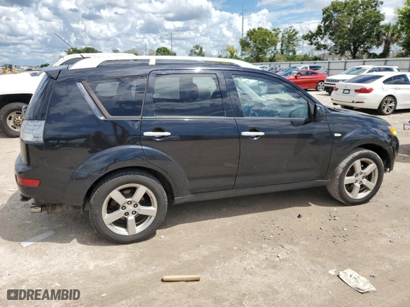 2007 Mitsubishi Outlander XLS with VIN JA4MT41X47U015898, listed as a Copart auction lot 69460024 with 188,903 mi miles and Clean Title. Bid and sale history available at carsss.com. Image 3.
