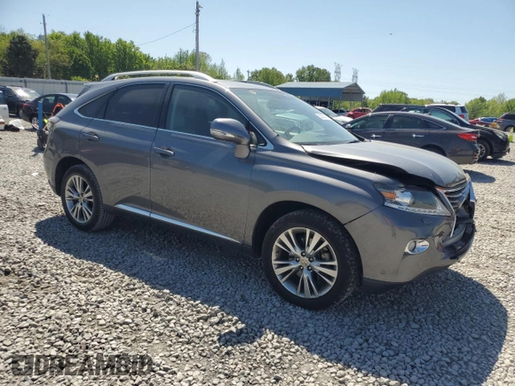 2013 Lexus RX 350 with VIN 2T2ZK1BA9DC091094, listed as a Copart auction lot 52885875 with Not Provided miles and Salvage Title. Bid and sale history available at DreamBid. Image 4.