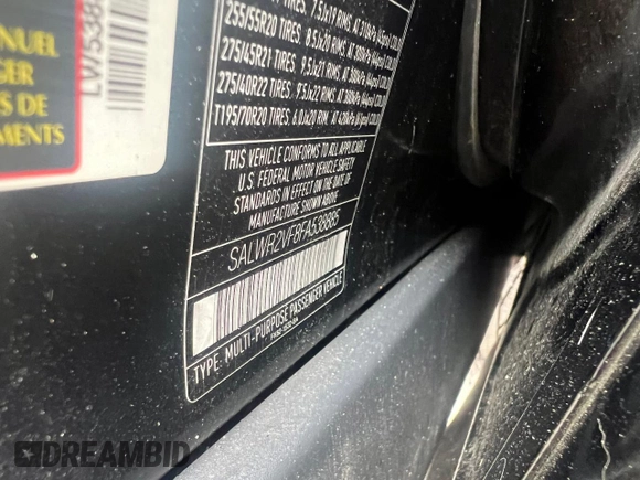 2015 Land Rover Range Rover Sport HSE with VIN SALWR2VF8FA538885, listed as a Copart auction lot 63440145 with 149,412 mi miles and Clean title. Bid and sale history available at DreamBid. Image 10.