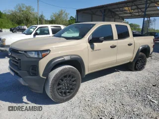 2023 Chevrolet Colorado 4WD Trail Boss with VIN 1GCPTEEK5P1157847, listed as a Copart auction lot 53582575 with 38,451 mi miles and Salvage title. Bid and sale history available at DreamBid. Image 1.
