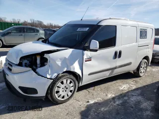 2017 Ram ProMaster City Cargo Tradesman SLT with VIN ZFBERFBB1H6E61140, listed as a Copart auction lot 36899554 with 56,330 mi miles and Salvage title. Bid and sale history available at DreamBid. Image 1.