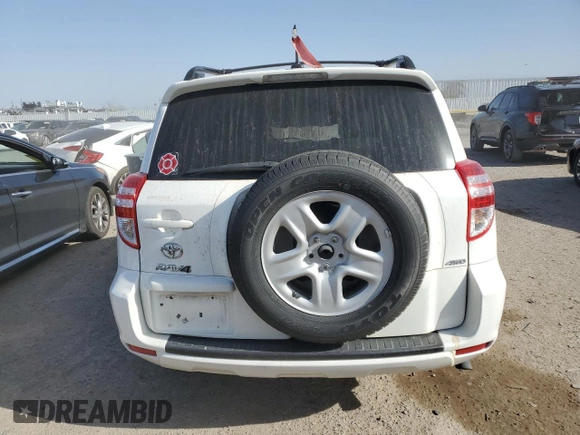 2012 Toyota RAV4 with VIN 2T3BF4DV8CW185998, listed as a Copart auction lot 51580775 with 0 mi miles and Salvage Title. Bid and sale history available at carsss.com. Image 6.