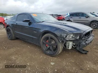 2013 Ford Mustang GT with VIN 1ZVBP8CF9D5284530, listed as a Copart auction lot 50451975 with 122,735 mi miles and Salvage Title. Bid and sale history available at DreamBid. Image 4.