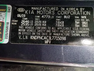 2020 Kia Sportage EX with VIN KNDPNCAC3L7715098, listed as a Copart auction lot 47639965 with 73,252 mi miles and Salvage Title. Bid and sale history available at carsss.com. Image 13.