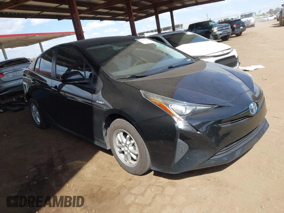2016 Toyota Prius Two with VIN JTDKBRFUXG3503142, listed as a IAAI auction lot 42027700 with 185,319 mi miles. Bid and sale history available at carsss.com. Image 1.