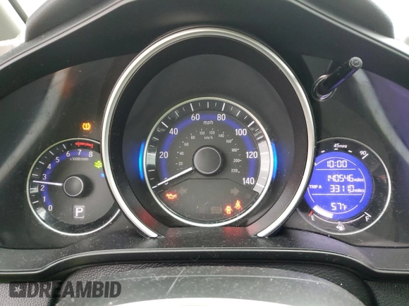 2015 Honda Fit LX with VIN 3HGGK5H57FM722000, listed as a Copart auction lot 57331455 with 140,546 mi miles and Salvage title. Bid and sale history available at DreamBid. Image 9.