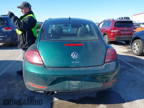 2017 Volkswagen Beetle 1.8T Fleet with VIN 3VWF17AT6HM618275, listed as a IAAI auction lot 41318611 with 134,594 mi miles. Bid and sale history available at carsss.com. Image 15.