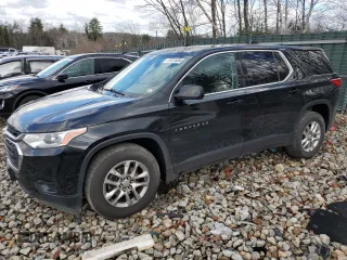 2019 Chevrolet Traverse LS with VIN 1GNEVFKW5KJ202560, listed as a Copart auction lot 81974464 with 106,597 mi miles and Salvage Title. Bid and sale history available at carsss.com. Image 1.