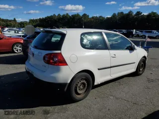 2008 Volkswagen Rabbit S with VIN WVWBB71KX8W320558, listed as a Copart auction lot 74807344 with 151,950 mi miles and Salvage Title. Bid and sale history available at carsss.com. Image 3.