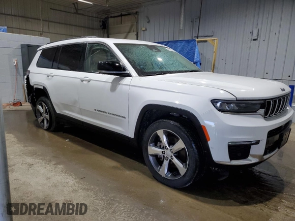 2021 Jeep Grand Cherokee Limited with VIN 1C4RJKBG6M8112156, listed as a Copart auction lot 48715225 with 31,115 mi miles and Salvage Title. Bid and sale history available at DreamBid. Image 4.