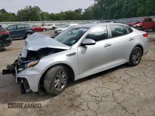2020 Kia Optima LX with VIN 5XXGT4L36LG414714, listed as a Copart auction lot 56695625 with 111,654 mi miles and Salvage title. Bid and sale history available at DreamBid. Image 1.