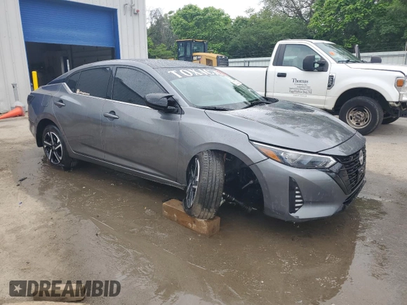 2024 Nissan Sentra SV с VIN 3N1AB8CV5RY317556, выставлен на аукционе Copart как лот 60233595 с пробегом 2 203 миль миль и Списание • Salvage title. История ставок и продаж доступна на DreamBid. Изображение 4.