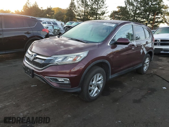 2015 Honda CR-V EX with VIN 5J6RM4H57FL001019, listed as a Copart auction lot 75494854 with Not Provided miles and Clean Title. Bid and sale history available at DreamBid. Image 1.