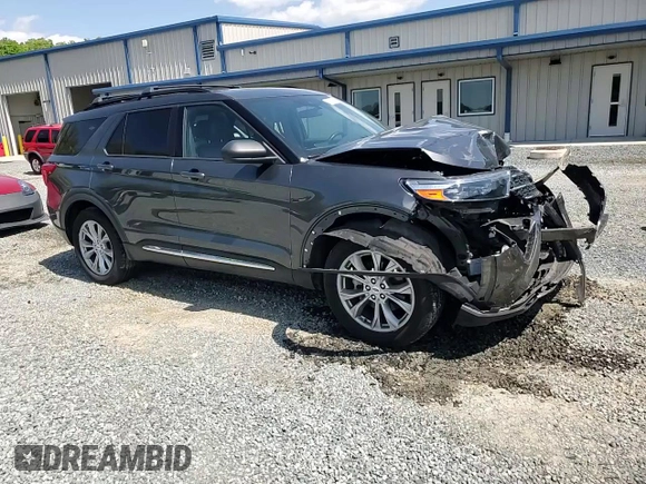 2020 Ford Explorer XLT with VIN 1FMSK8DH7LGA61080, listed as a Copart auction lot 52371865 with 74,027 mi miles and Salvage Title. Bid and sale history available at DreamBid. Image 11.