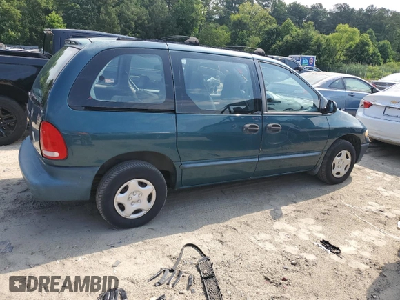 2000 Dodge Caravan with VIN 2B4GP25R1YR774687, listed as a Copart auction lot 58739054 with 65,068 mi miles and Salvage Title. Bid and sale history available at carsss.com. Image 3.