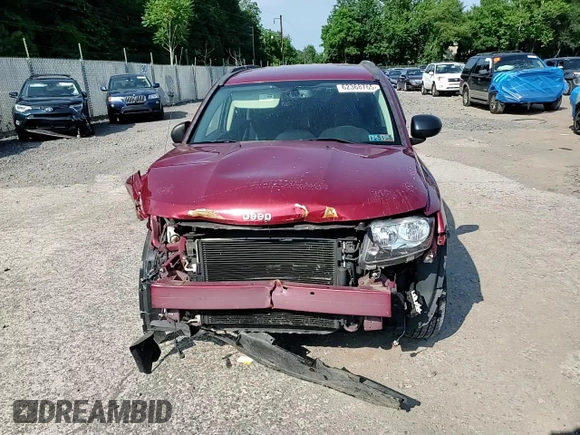 2016 Jeep Compass Sport with VIN 1C4NJDBB3GD722882, listed as a Copart auction lot 62368765 with Not provided miles and Salvage title. Bid and sale history available at DreamBid. Image 15.