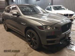 2018 Jaguar F-Pace 25t Premium z VIN SADCJ2FX8JA291504, wystawiony jako IAAI lot #41218397 z przebiegiem 83 036 mil mil oraz . Historia ofert i sprzedaży dostępna na DreamBid. Obrazek 1.