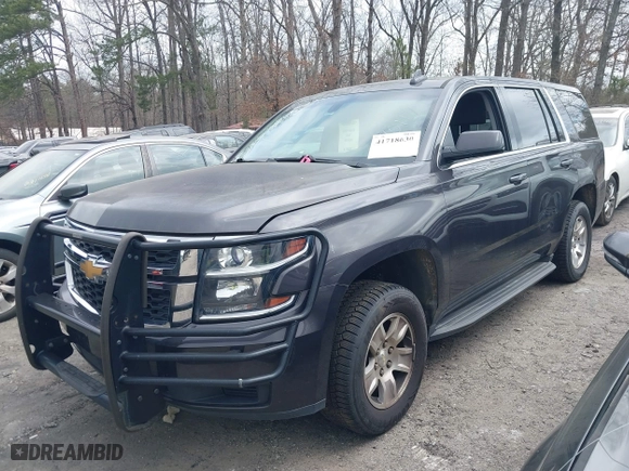 2017 Chevrolet Tahoe Commercial with VIN 1GNLCDEC0HR303602, listed as a IAAI auction lot 41718630 with 196,484 mi miles. Bid and sale history available at carsss.com. Image 17.