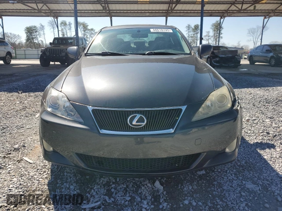 2008 Lexus IS with VIN JTHBK262082069891, listed as a Copart auction lot 48618745 with 184,840 mi miles and Clean Title. Bid and sale history available at carsss.com. Image 5.