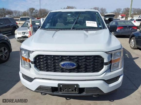 2022 Ford F-150 XL with VIN 1FTEW1EP2NKD38060, listed as a IAAI auction lot 41227528 with 24,879 mi miles. Bid and sale history available at carsss.com. Image 12.
